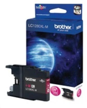 Obrázek BROTHER INK LC- 1280XLM, purpurový inkoust pro MFC- J6910DW, 1 200 str.