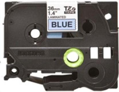 Obrázek BROTHER TZE561 - kazeta TZ šířky 36mm, laminovaná TZE- 561, modrá/ černé písmo