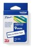 Obrázek BROTHER TZE223 - kazeta TZ šířky 9mm, laminovaná TZE-223, bílá/modré písmo