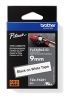 Obrázek BROTHER TZEFX221 - kazeta TZ šířky 9mm, flexibilní páskou TZE- FX221, bílá/ černé písmo