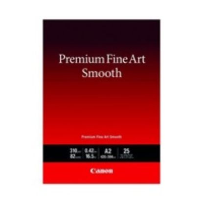 Obrázek Canon fotopapír Premium Fine Art Smooth, FA- SM2, matný, A2, 310 g/ m, 20 ks