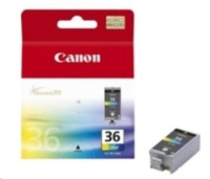 Obrázek Canon CARTRIDGE CLI- 36 barevná TWIN- PACK pro PIXMA iP100, iP110, mini260, mini320 (249 str.)