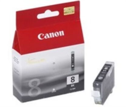 Obrázek Canon CARTRIDGE CLI- 8 BK černá pro Pixma iP4200, iP4300, iP5200, iP5300, MP500, MP600, MP800, MP830 (490 str.)
