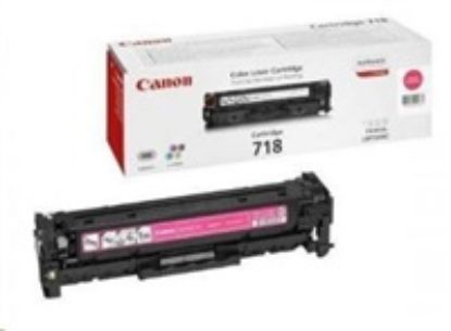 Obrázek Canon TONER CRG- 718M purpurová pro i- Sensys LBP7200CDN, LBP7210Cdn, LBP7660CDN, LBP7680CX, MF724Cdw, (2 900 str.)