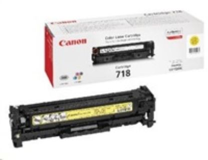 Obrázek Canon TONER CRG- 718Y žlutý pro i- Sensys LBP7200CDN, LBP7210Cdn, LBP7660CDN, LBP7680CX, MF724Cdw, MF728Cdw (2 900 str.)