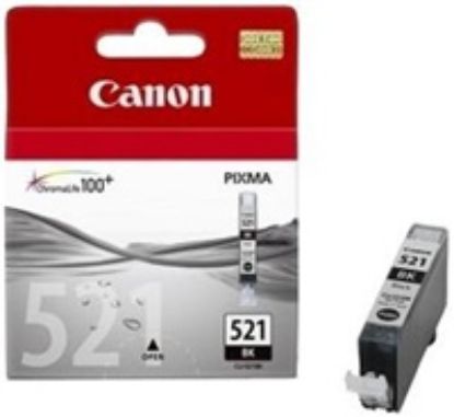 Obrázek Canon CARTRIDGE CLI- 521BK černá pro MP- 980, PIXMA iP3600, 4600, 4700, MP540, 550, 560, MP620, 630, 640, MP980, MX…