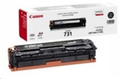 Obrázek Canon TONER CRG- 731BK černá pro i- SENSYS LBP7100Cn, LBP7110Cw, MF623Cn, MF628Cw, MF8230Cn, MF8280Cw (1400 str.)