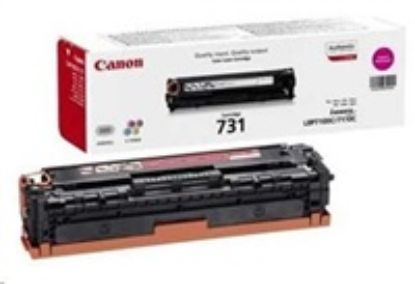 Obrázek Canon TONER CRG- 731M purpurový pro i- SENSYS LBP7100Cn, LBP7110Cw, MF623Cn, MF628Cw, MF8230Cn, MF8280Cw (1 500 str.)