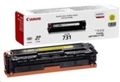 Obrázek Canon TONER CRG- 731Y žlutá pro i- SENSYS LBP7100Cn, LBP7110Cw, MF623Cn, MF628Cw, MF8230Cn, MF8280Cw (1 500 str.)