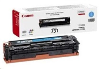 Obrázek Canon TONER CRG- 731C azurová pro i- SENSYS LBP7100Cn, LBP7110Cw, MF623Cn, MF628Cw, MF8230Cn, MF8280Cw (1 500 str.)