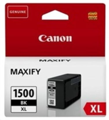 Obrázek Canon CARTRIDGE PGI- 1500XL BK černá pro Maxify MB2050, MB2150, MB2350, MB2750 a MB2755 (1200 str.)