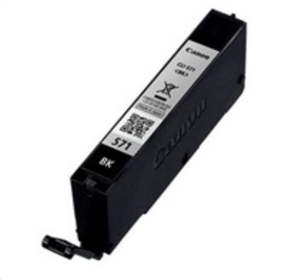 Obrázek CANON CARTRIDGE CLI- 571 BK černá pro PIXMA MG575x, MG685x, MG775x, TS505x, TS605x, TS805x, TS905x (398 str.)