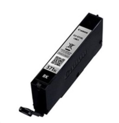 Obrázek CANON CARTRIDGE CLI- 571BK XL černá pro PIXMA MG575x, MG685x, MG775x, TS505x, TS605x, TS805x, TS905x (5565 str.)