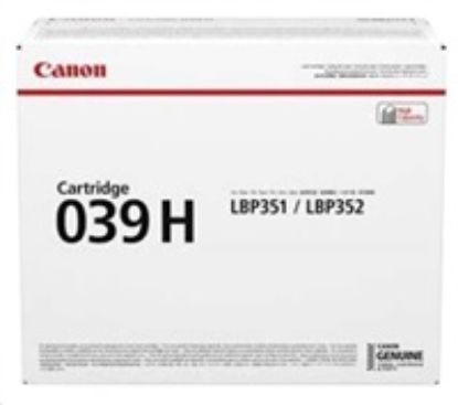 Obrázek Canon TONER CRG 039H černý pro i- Sensys LBP 351 a 352 (25 000 str.)