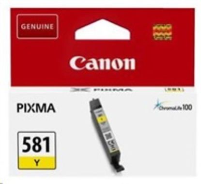 Obrázek Canon CARTRIDGE CLI- 581 žlutá pro PIXMA TS615x, TS625x, TS635x, TS815x, TS825x, TS835x, TS915x (257 str.)