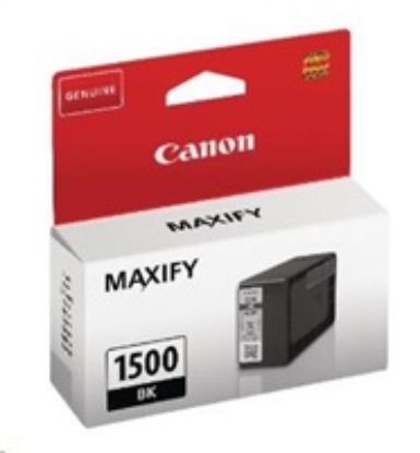 Obrázek Canon CARTRIDGE PGI- 1500 BK černá 12, 4ml pro MAXIFY MB2050, MB215x, MB2350, MB275x