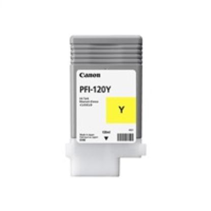 Obrázek Canon Cartridge PFI- 120 žlutá 130ml, pro iPF TM200, TM205, TM300, TM305