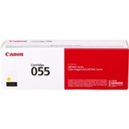 Obrázek Canon TONER CRG- 055 žlutý pro i- SENSYS LBP663Cdw, LBP664Cx, MF742Cdw, MF744Cdw (2100 str.)