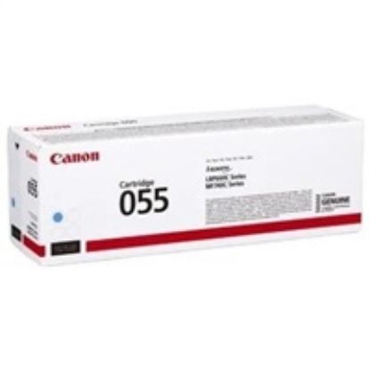 Obrázek Canon TONER CRG- 055 azurový pro i- SENSYS LBP663Cdw, LBP664Cx, MF742Cdw, MF744Cdw (2 100 str.)