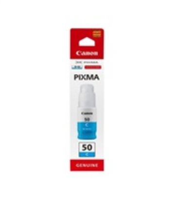 Obrázek Canon BJ INK GI- 50 Cyan Ink Bottle pro Canon PIXMA G6050, G5050, G7050, G7040 (7700 str.)