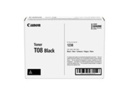 Obrázek CANON toner T08BK černý pro i- Sensys X 1238P, 1238Pr, 1238i a 1238iF (11 000 str.)