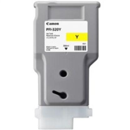 Obrázek CanonCartridge PFI- 320 žlutá 300ml, pro TM 20x, 20x MFP L24ei, 30x, 30x MFP L36ei