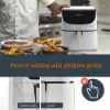 Obrázek Cosori CP158- AF PREMIUM – 5.5L horkovzdušná fritéza + 5x špíz a gril. rošt, white