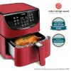 Obrázek Cosori CP158- AF PREMIUM – 5.5L horkovzdušná fritéza + 5x špíz a gril. rošt, red