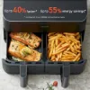 Obrázek Cosori Dual Basket horkovzdušná fritéza 8.5l + 5x špíz a rošt