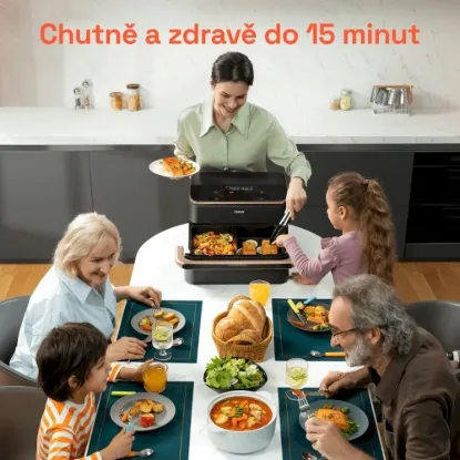 Obrázek Cosori TF101S Dual blaze TwinFry 10l hozkovzdušná fritéza
