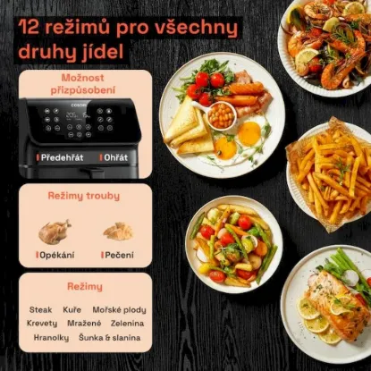 Obrázek Cosori P651 PREMIUM II Chef edition 6, 2l horkovzdušná fritéza