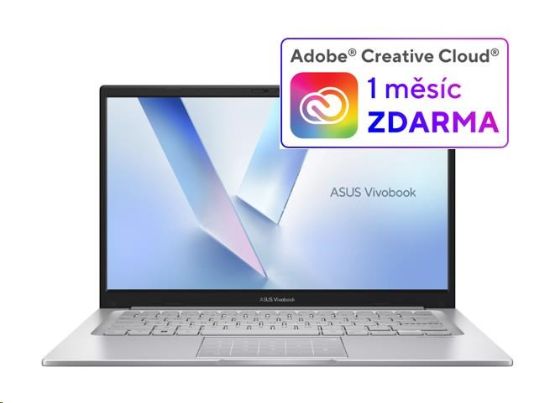 Obrázek ASUS NTB Vivobook 14 (X1404VA- EB1759 W), Core 5 120U, 15.6" 1920 x 1080, 16 GB, 512 GB SSD, Intel, W11 Home, Silver