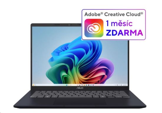 Obrázek ASUS NTB Vivobook 14 (X1407QA- LY052 W), Snapdragon X X1 26 100, 14" 1920 x 1200, 16 GB, 1 TB SSD, Adreno, W11 Home…