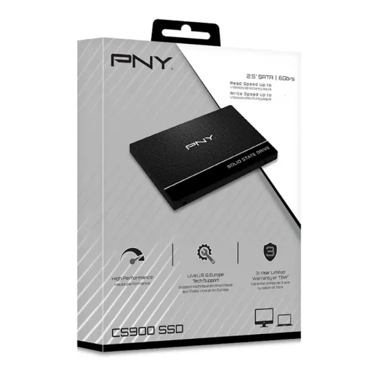 Obrázek PNY SSD CS900 250 GB, SATA III 2, 5", (R: 535 / W: 500MB/ s)