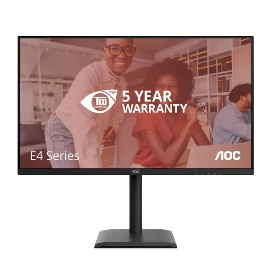 Obrázek AOC MT IPS LCD WLED 23, 8" 24E3QAF - IPS panel, 1920 x 1080, HDMI, DP, repro, pivot