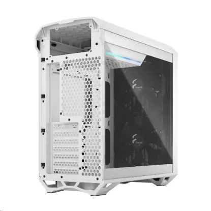 Obrázek FRACTAL DESIGN skříň Torrent Compact White TG Clear Tint, USB 3.1 Type- C, 2x USB 3.0, bez zdroje, E- ATX