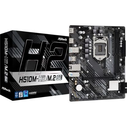 Obrázek ASRock MB Sc LGA1200 H510M- H2/ M.2 SE, Intel H470, 2xDDR4, 2xHDMI, mATX