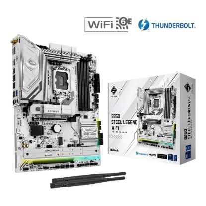Obrázek ASRock MB Sc LGA1851 B860 Steel Legend WiFi, Intel B860, 4xDDR5, 1xThunderbolt, 1xDP, 1xHDMI, WiFi, ATX