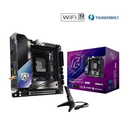 Obrázek ASRock MB Sc LGA1851 Z890I NOVA WIFI, Intel Z890, 2xDDR5, 1xHDMI, 2xThunderbolt, WI- FI, mITX