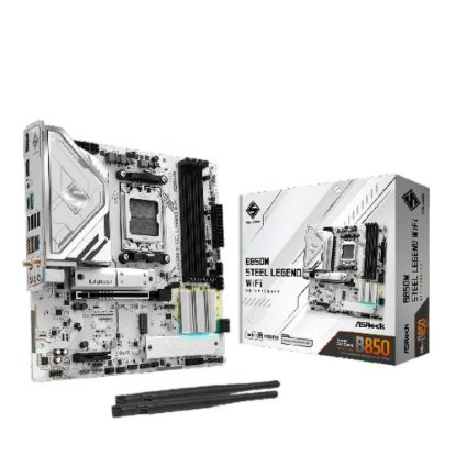 Obrázek ASRock MB Sc AM5 B850M Steel Legend WiFi, AMD B850, 4xDDR5, 1xDP, 1xHDMI, WiFi, mATX