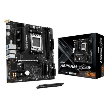 Obrázek ASRock MB Sc AM5 A620AM- X WIFI, AMD A620A, 2xDDR5, 1xHDMI, 1xDP, WIFI