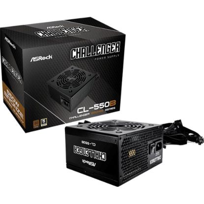 Obrázek ASROCK zdroj CL- 550B, 550 W, 80Plus Bronze, 120 mm, ATX 2.52