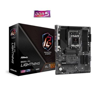 Obrázek ASRock MB Sc AM5 B650 PG Lightning, AMD B650, 4xDDR5, 1xHDMI