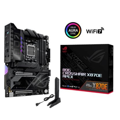 Obrázek ASUS MB Sc AM5 ROG CROSSHAIR X870E APEX, AMD X870, 2xDDR5, 2xUSB4, WiFi