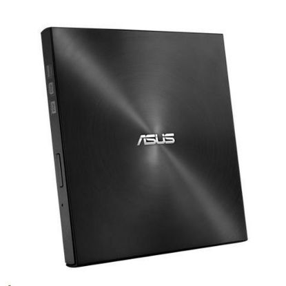 Obrázek ASUS DVD Writer SDRW- 08U7M- U BLACK RETAIL, External Slim DVD- RW, black, USB