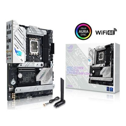 Obrázek ASUS MB Sc LGA1700 ROG STRIX B760- A GAMING WIFI D4, Intel B760, 4xDDR4, 1xDP, 1xHDMI, WI- FI