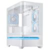 Obrázek ASUS Case AP202 PRIME CASE, mATX, Průhledná bočnice, 3x 120mm ARGB Fan, bílá