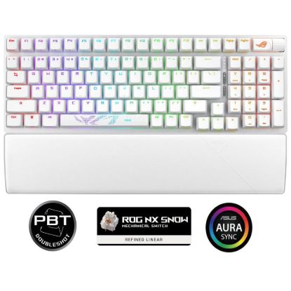 Obrázek ASUS klávesnice ROG STRIX SCOPE II 96 WL WHITE/ NXSW/ US/ PBT