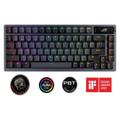 Obrázek ASUS klávesnice ROG AZOTH, mechanická, Bluetooth, US, černá