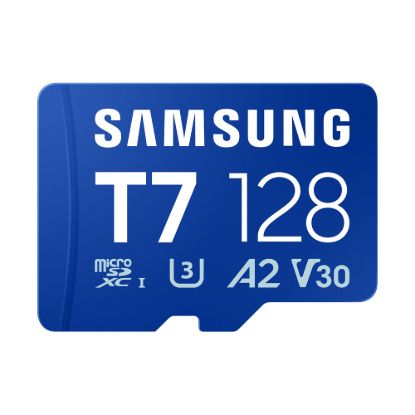 Obrázek Samsung micro SD karta T7 - 128 GB + USB adaptér